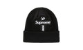 Supreme New Era Cross Box Logo Beanie Black
