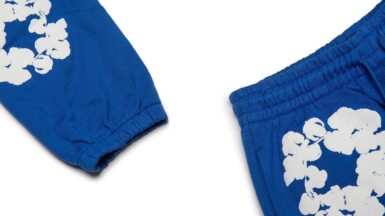 Denim Tears The Cotton Wreath Sweatpants Royal Blue