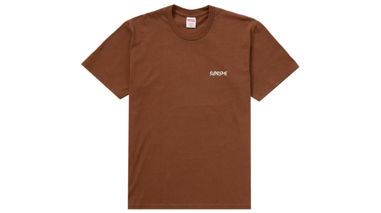 Supreme Black Cat Tee (SS24) Brown