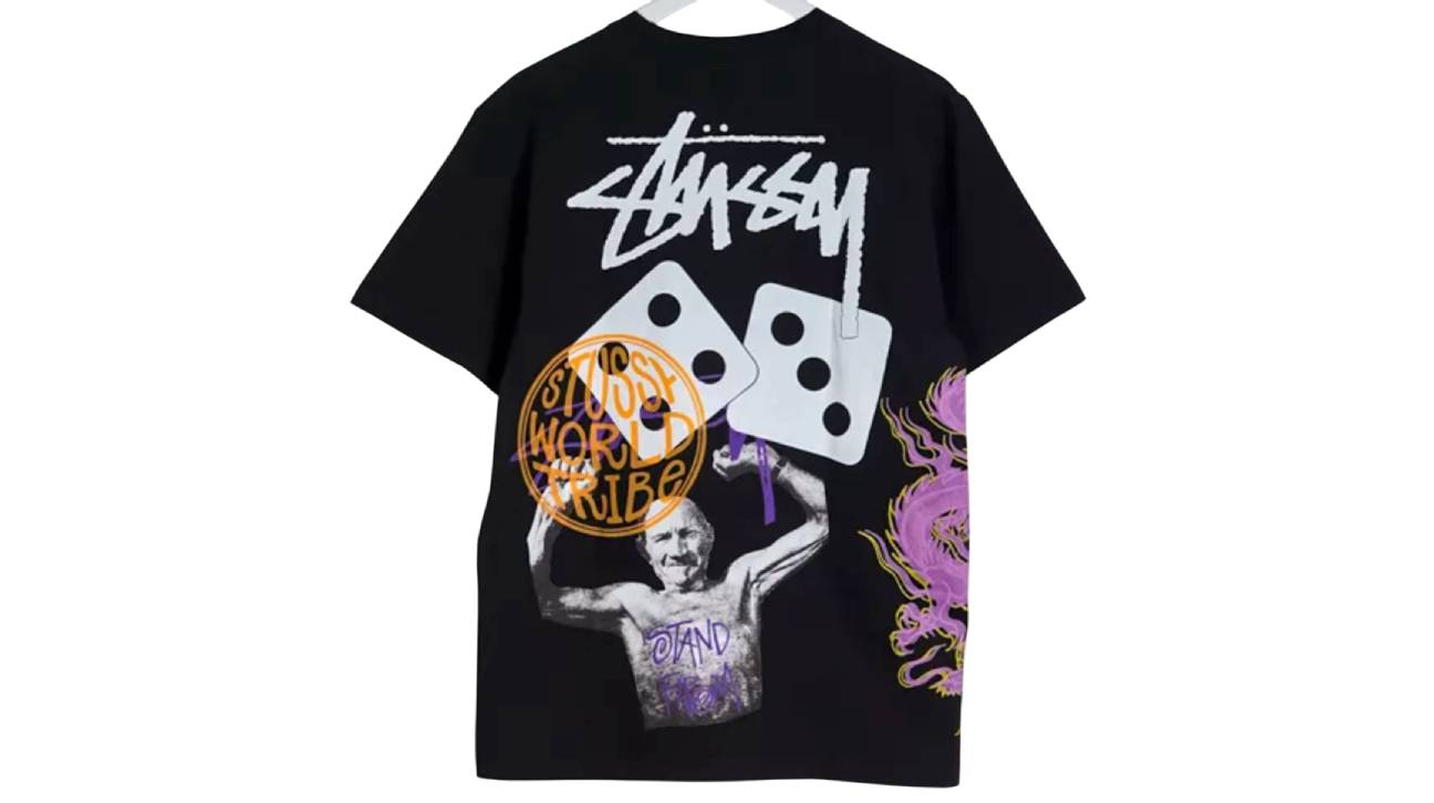 Stussy World Ttibe Dice White Purple Black