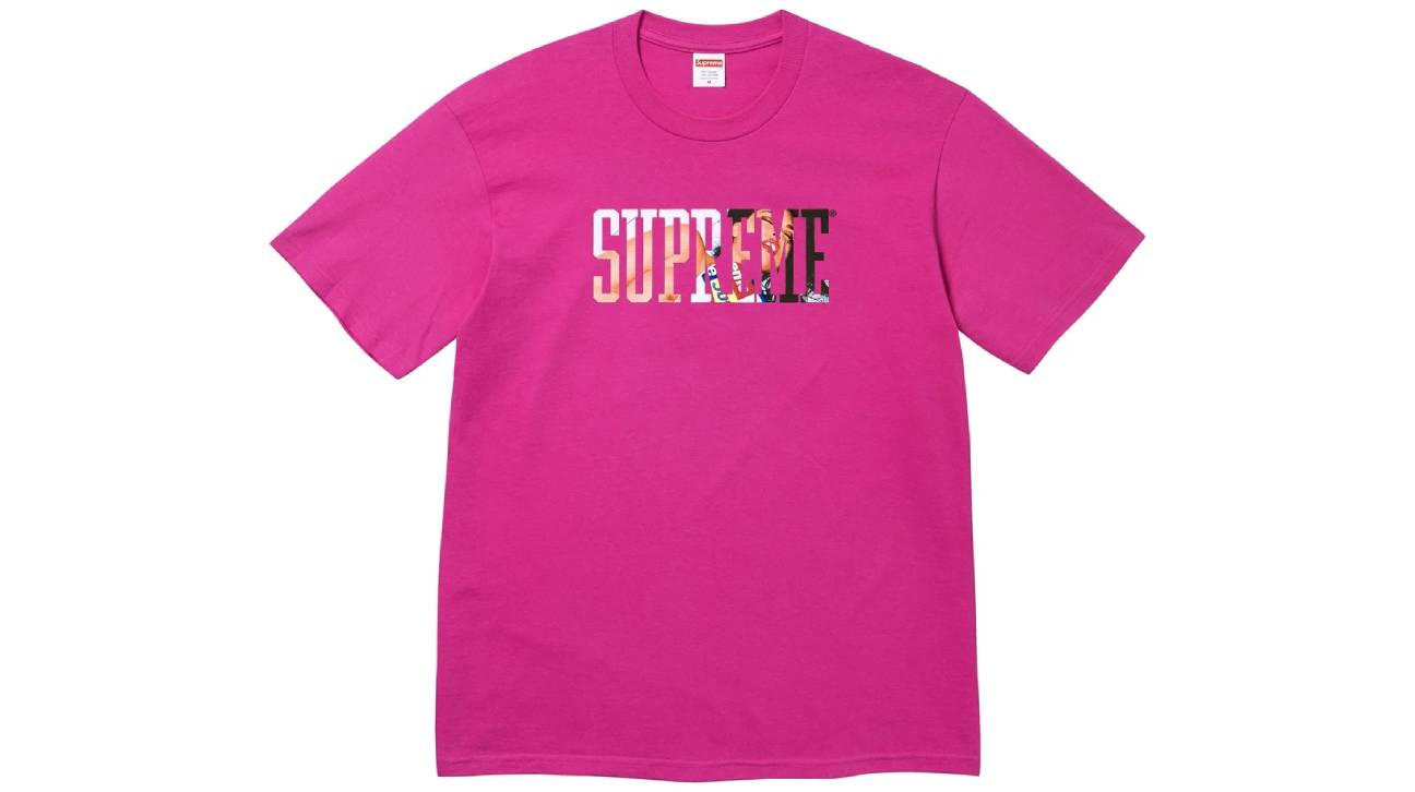 Supreme Tera Patrick Collegiate Tee Magenta
