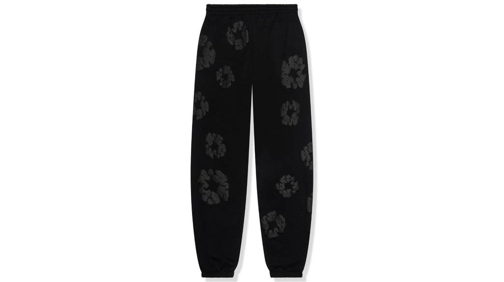 Denim Tears Cotton Wreath Sweatpants Black Monochrome