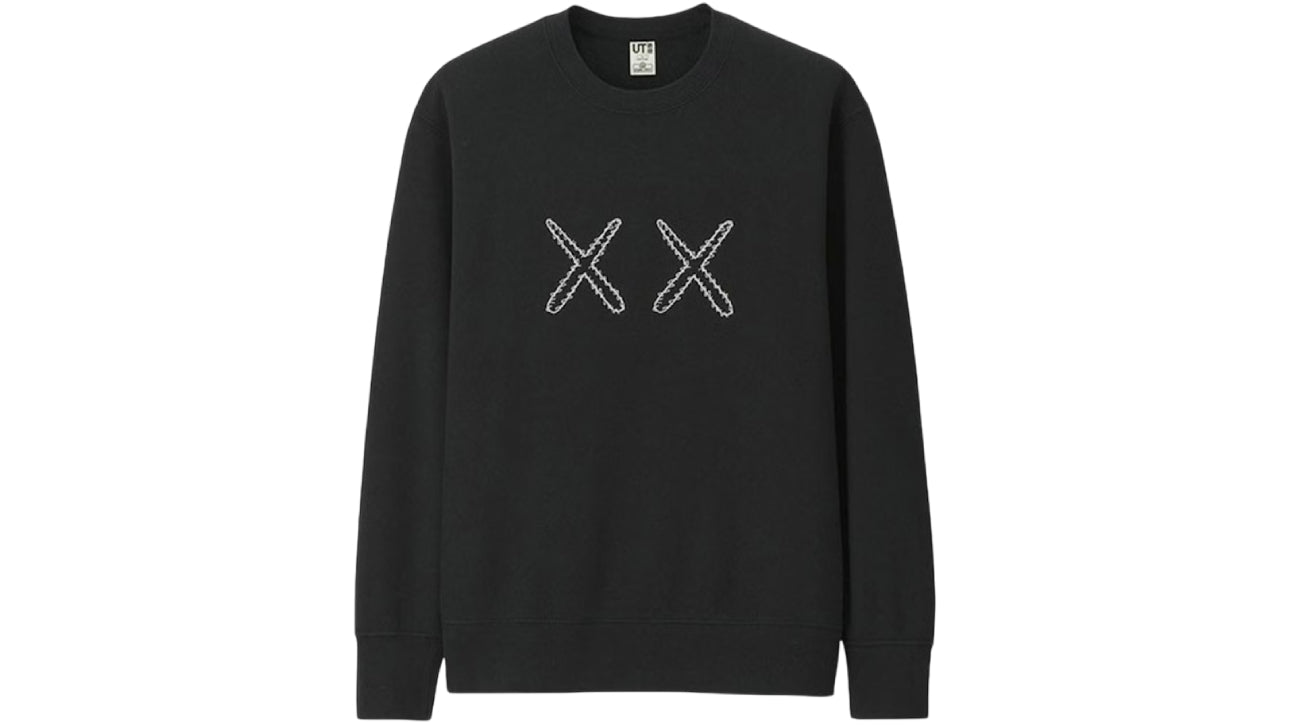 KAWS x Uniqlo x Sesame Street XX Sweatshirt Black