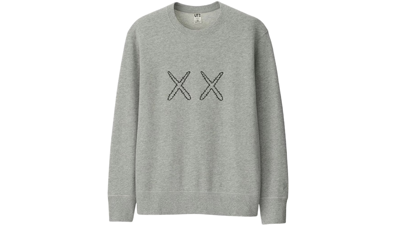 KAWS x Uniqlo x Sesame Street XX Sweatshirt Gray