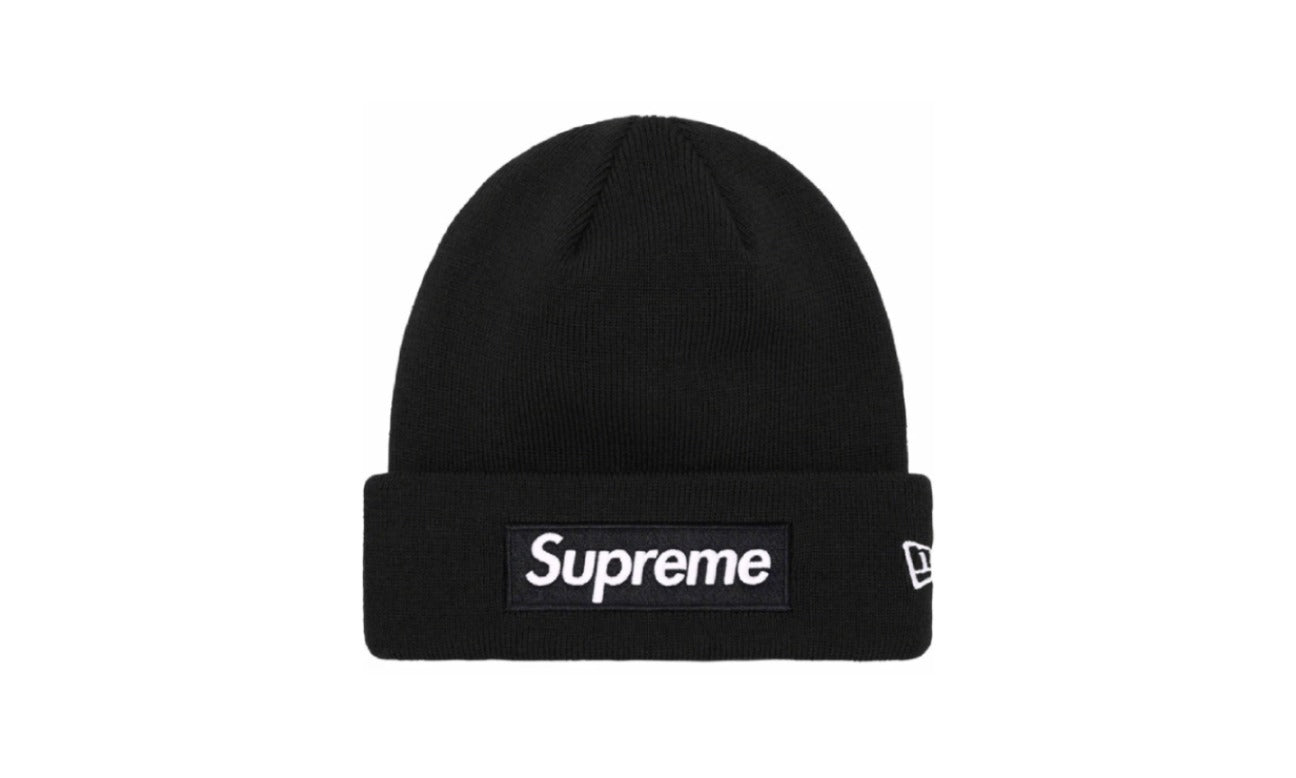 Supreme New Era Box Logo Beanie Black (FW23)