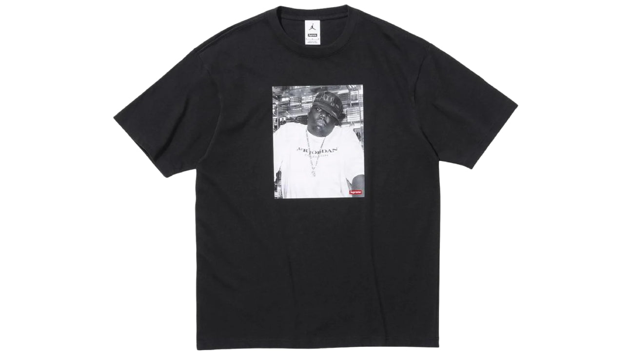 Supreme x Jordan Biggie S/S Top Black
