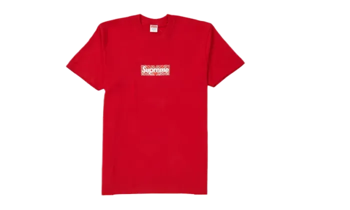 Supreme Bandana Box Logo Tee Red