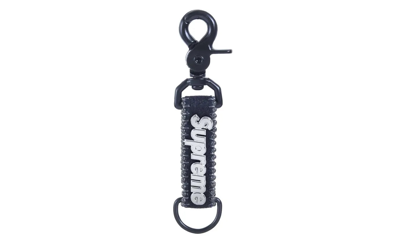 Supreme b.b. Simon Denim Keychain Black