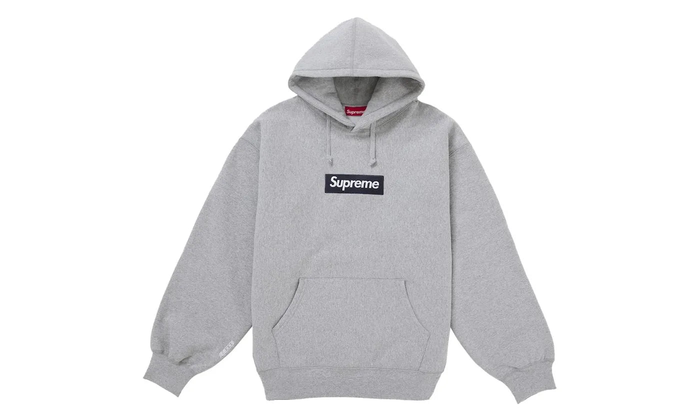 Supreme Box Logo Hooded Sweatshirt Heather Grey (FW25)