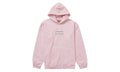 Supreme Burberry Box Logo Hooded Sweatshirt Light Pink