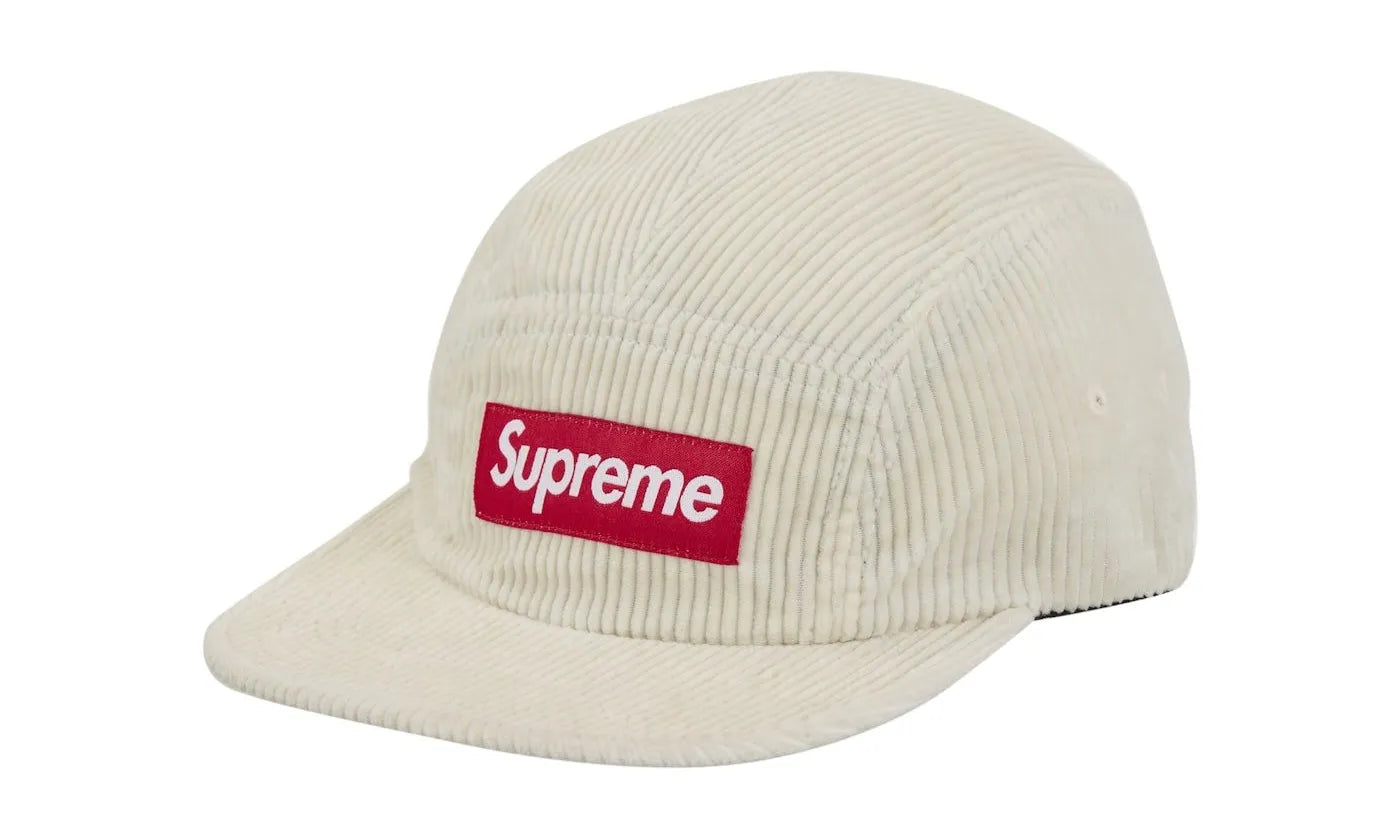 Supreme Corduroy Camp Cap (FW24) White