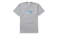 Supreme Emilio Pucci Box Logo Tee Grey Blue