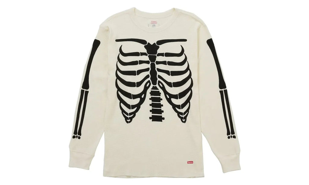 Supreme Hanes Bones Thermal Crew FW25 (1 Pack) White