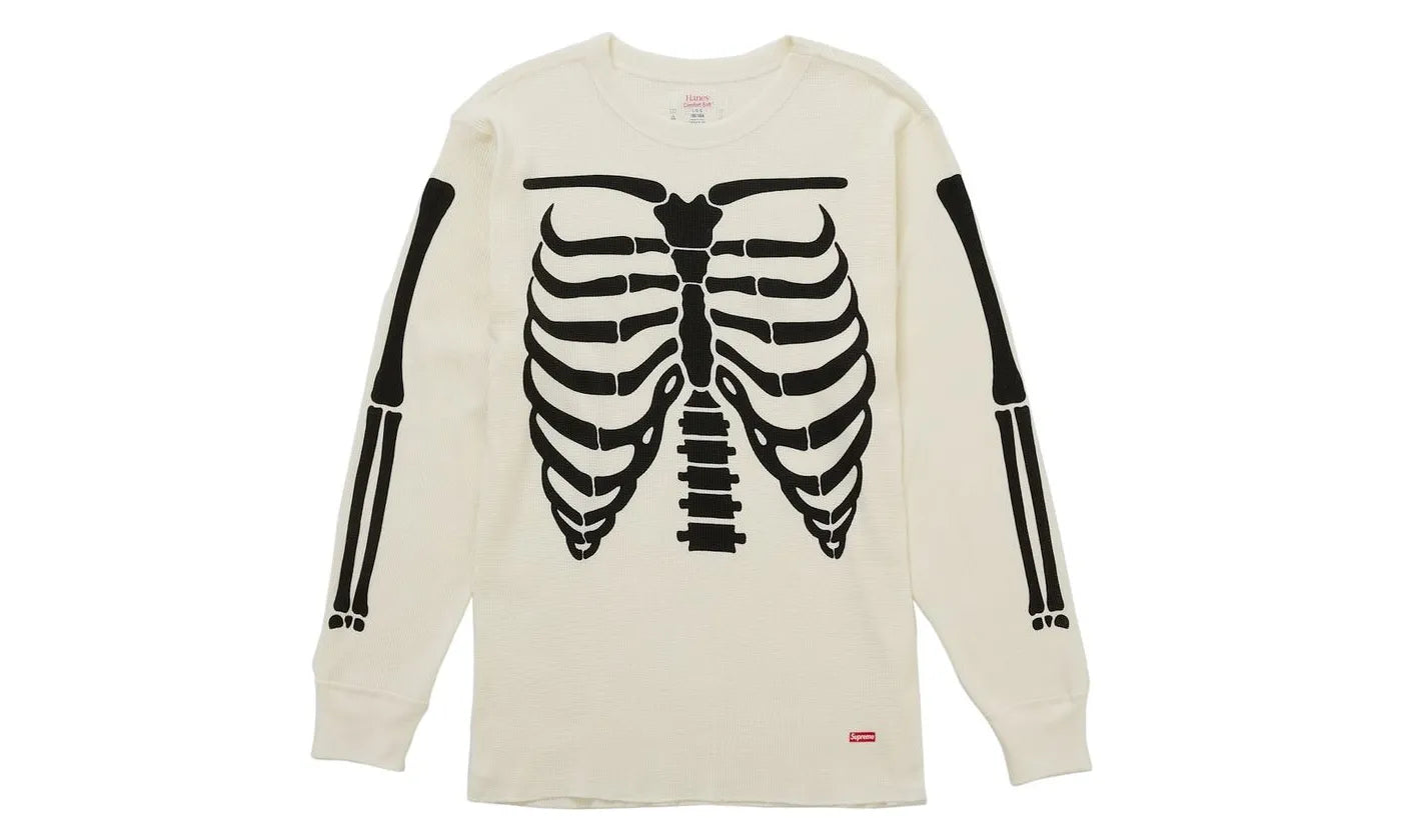 Supreme Hanes Bones Thermal Crew FW25 (1 Pack) White