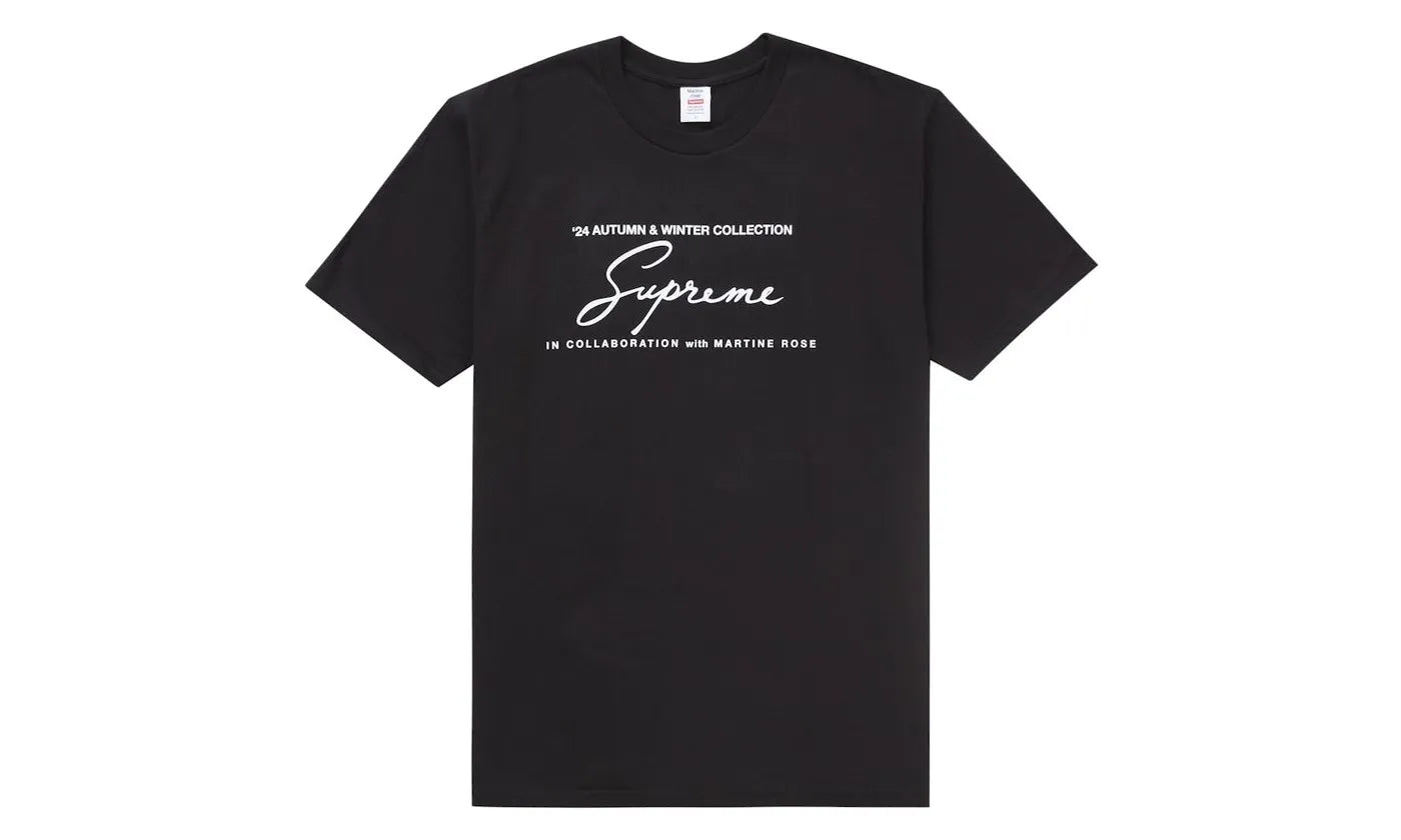 Martine Rose x Supreme Tee Black