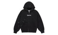 Supreme MM6 Maison Margiela Box Logo Zip Up Hooded Sweatshirt Black