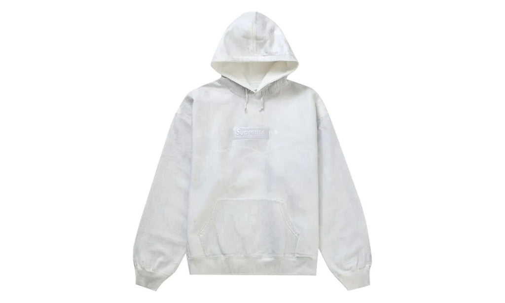 MM6 Maison Margiela x Supreme Foil Box Logo Hooded Sweatshirt White