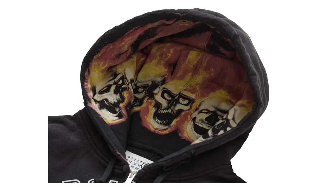 MM6 Maison Margiela x Supreme Zip Up Hooded Sweatshirt Black