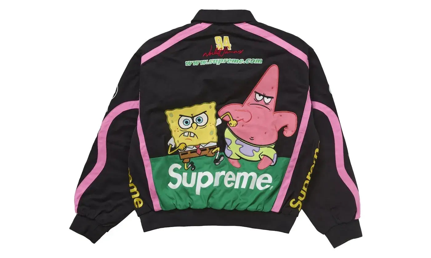 SpongeBob SquarePants x Supreme Jeff Hamilton Racing Jacket Black