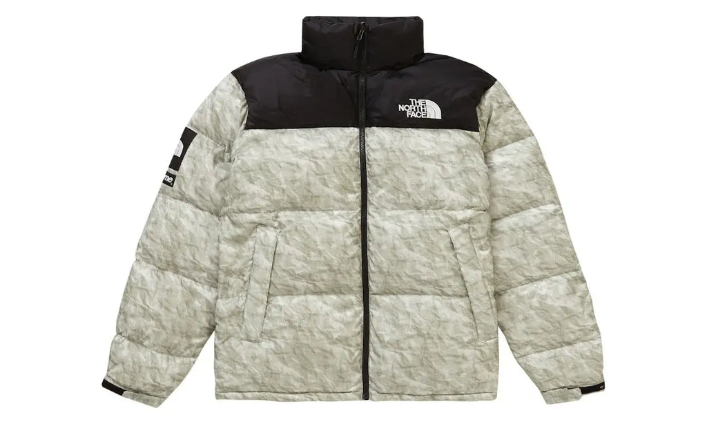 The North Face x Supreme Paper Print Nuptse Jacket Paper Print