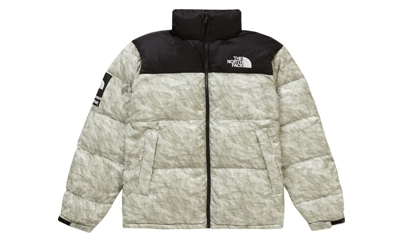 The North Face x Supreme Paper Print Nuptse Jacket Paper Print