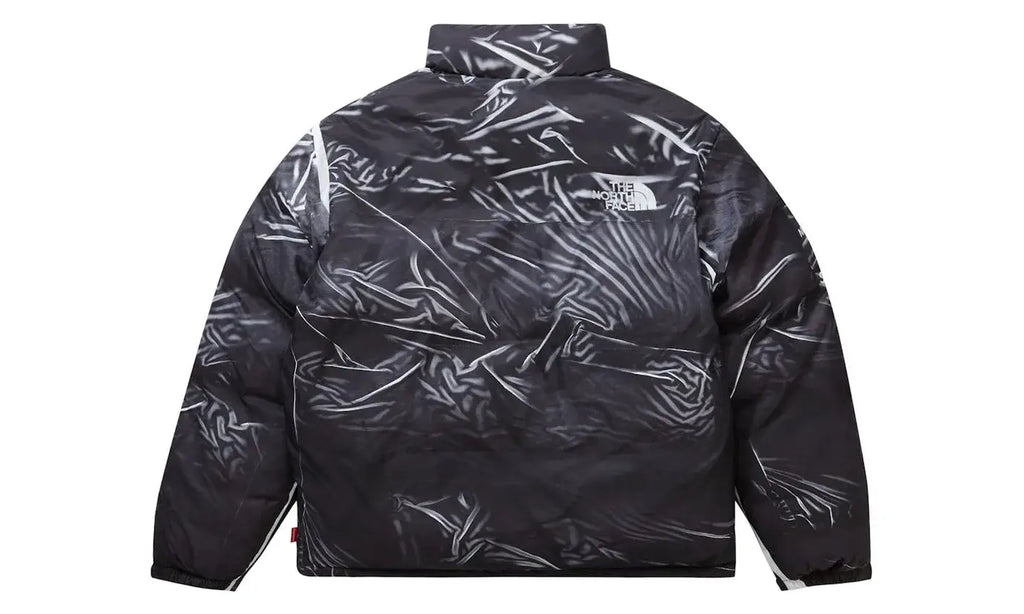 The North Face x Supreme Printed Nuptse Trompe L'oeil Jacket Black
