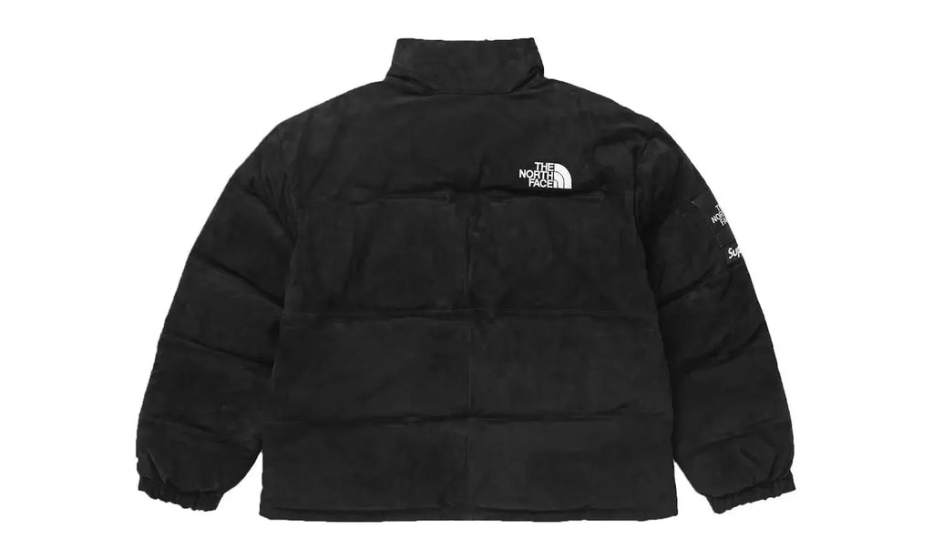 The North Face x Supreme Suede Nuptse Jacket Black