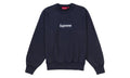 Supreme Washed Box Logo Crewneck Navy