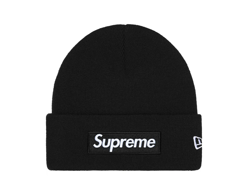 New Era x Supreme Box Logo Beanie Black (FW25)