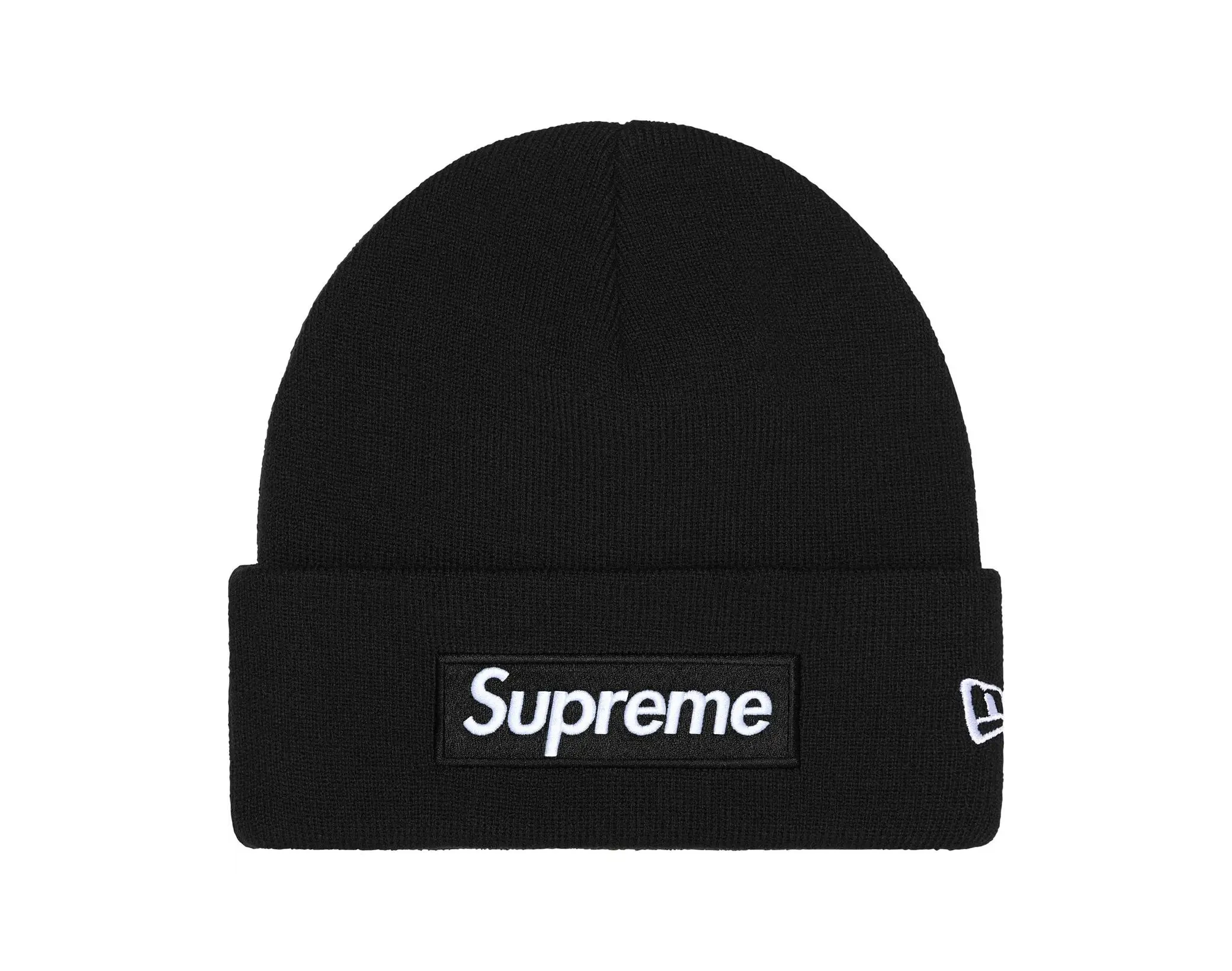 New Era x Supreme Box Logo Beanie Black (FW25)